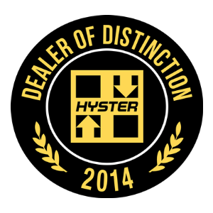 Hyster Dealer of Distinction Award - 2014