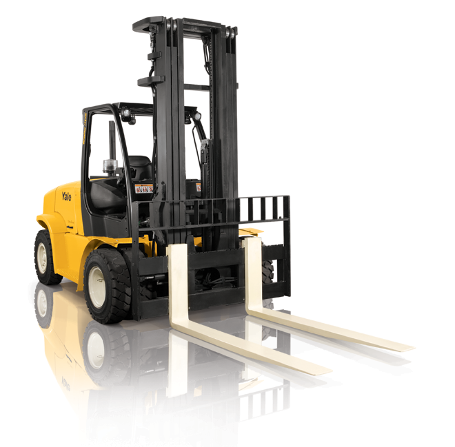 Hyster forklift front right view