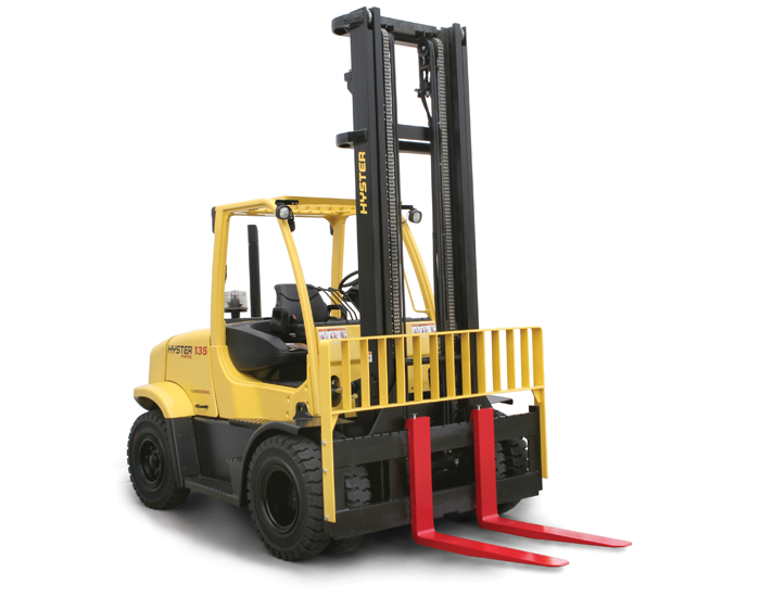 Hyster forklift front right view