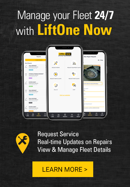 Manage your fleet 24/7 with LiftOne Now